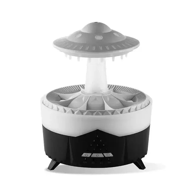 RainFlow Sanctuary™ | Biophilic Rain Cloud Humidifier & Aroma Diffuser - RainFlowBlack WhiteUSRainFlow